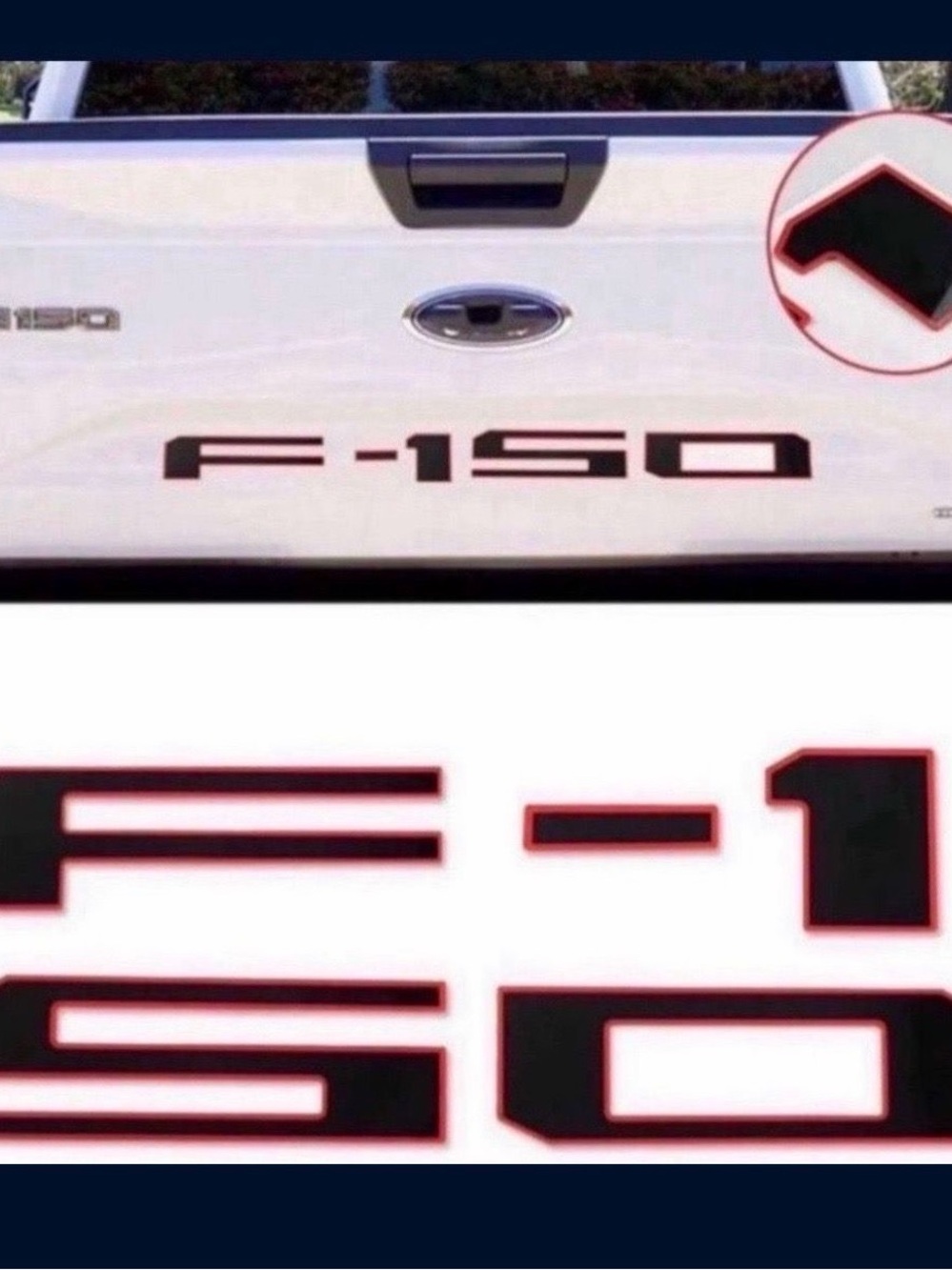 F-150 2021-2025 Tailgate Lettering